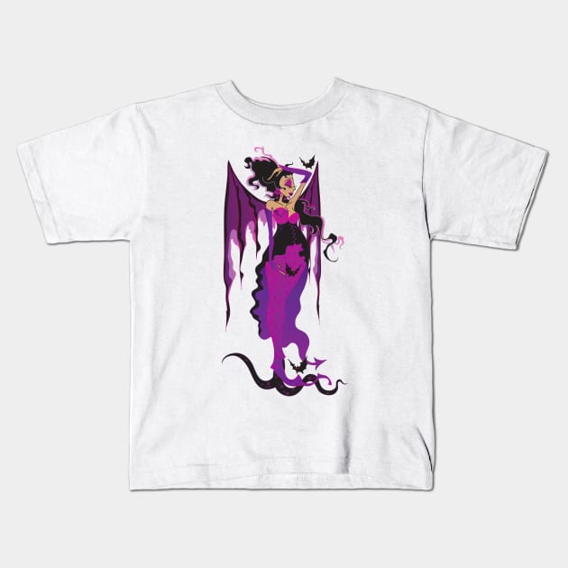 Lilith Kids T-Shirt by The Cuban Witch